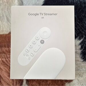 Brand New Google TV Streamer 4K HDR Device 32 GB Voice Remote Porcelain Fast